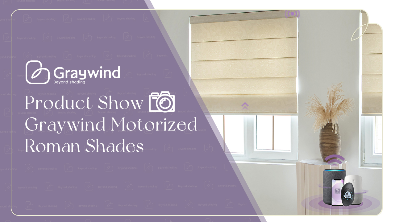 Amazon.com: Graywind Smart Roman Shades Compatible with Alexa